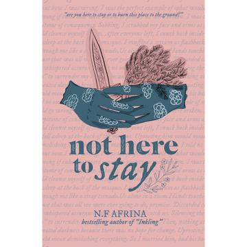 Not Here to Stay by N.F. Afrina - IMAN Shoppe Bookstore